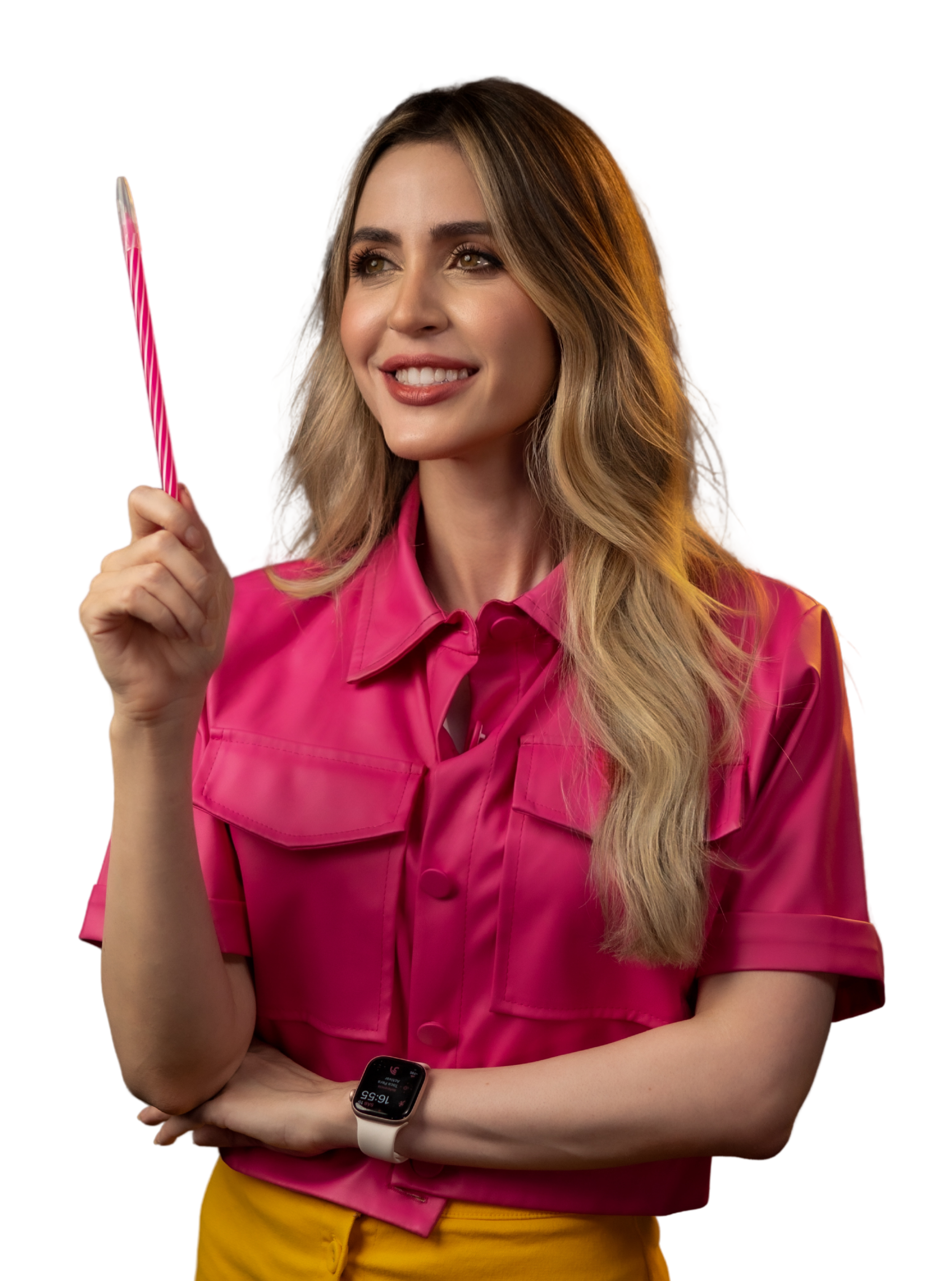 Professora Yiliet ensinando espanhol